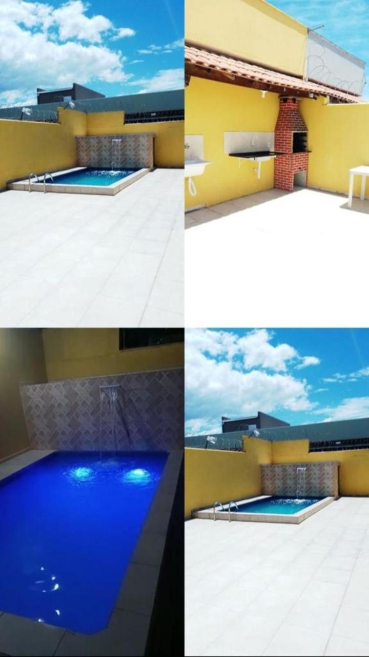 Casa Na Praia Com Piscina Em Итаньяэн Экстерьер фото
